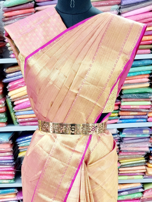 Kanchipuram Pure Handloom High Tissue Silk Saree 180
