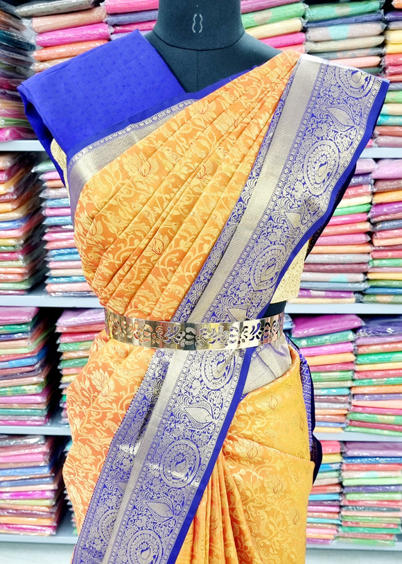 Kanchipuram Pure Handloom Bridal Silk Saree 002