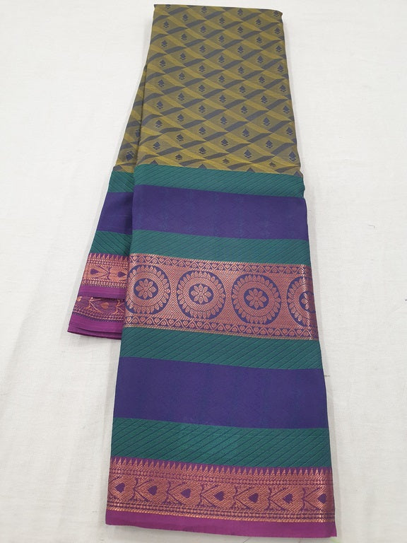 Kanchipuram Blended Fancy Silk Sarees 449