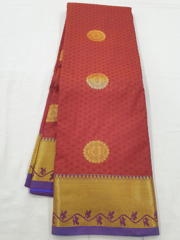 Kanchipuram Blended Fancy Soft Silk Sarees 070