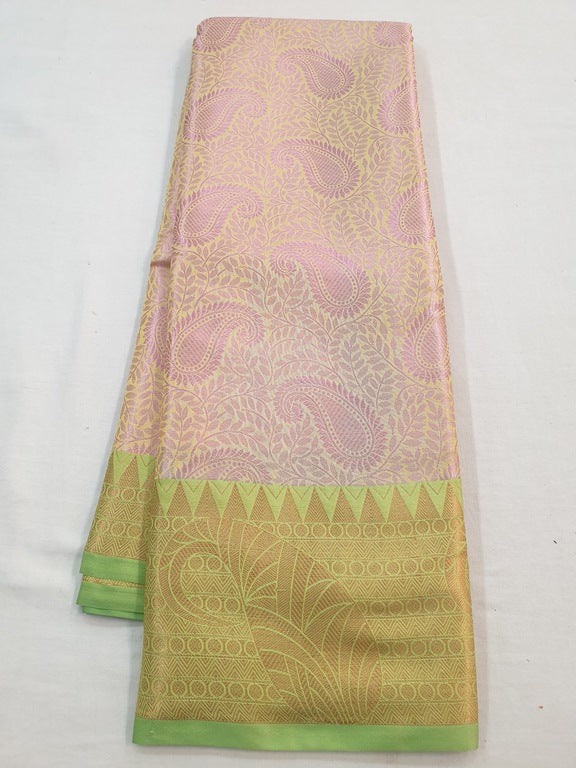 Kanchipuram Blended Fancy Tissue Silk Sarees 294