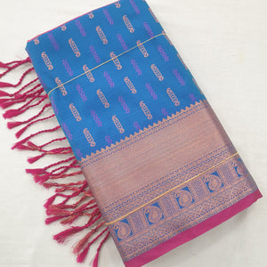 Kanchipuram Blended Fancy Silk Sarees 1349