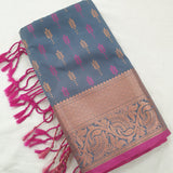 Kanchipuram Blended Fancy Silk Sarees 1350