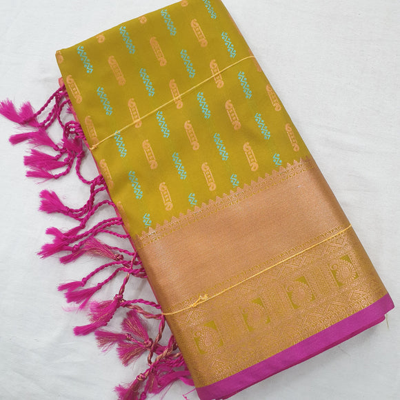 Kanchipuram Blended Fancy Silk Sarees 1359