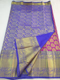 Kanchipuram Blended Silver Tissue Silk Sarees 012
