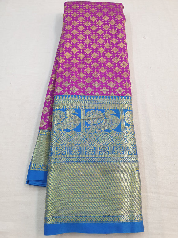 Kanchipuram Blended Silver Tissue Silk Sarees 014