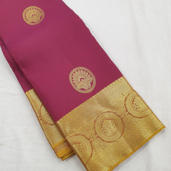 Kanchipuram Pure Handloom Fancy Silk Saree 100