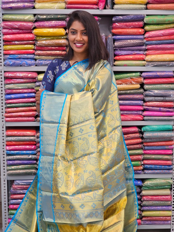 Kanchipuram Pure Handloom Tissue Silk Sarees 004