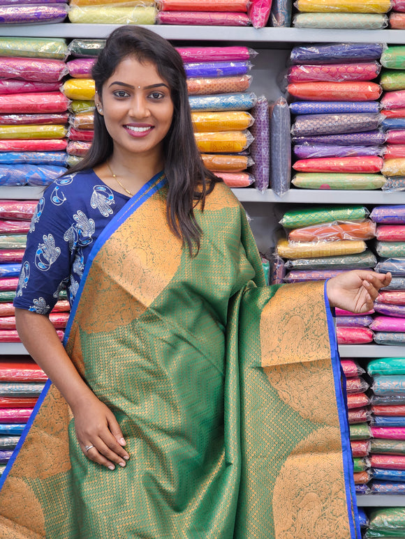 Kanchipuram Blended Fancy Silk Sarees 371