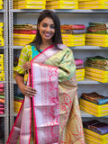 Kanchipuram Blended Tissue Bridal Silk Sarees 016