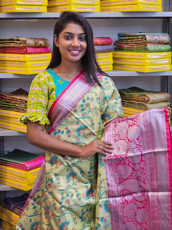 Kanchipuram Blended Tissue Bridal Silk Sarees 010