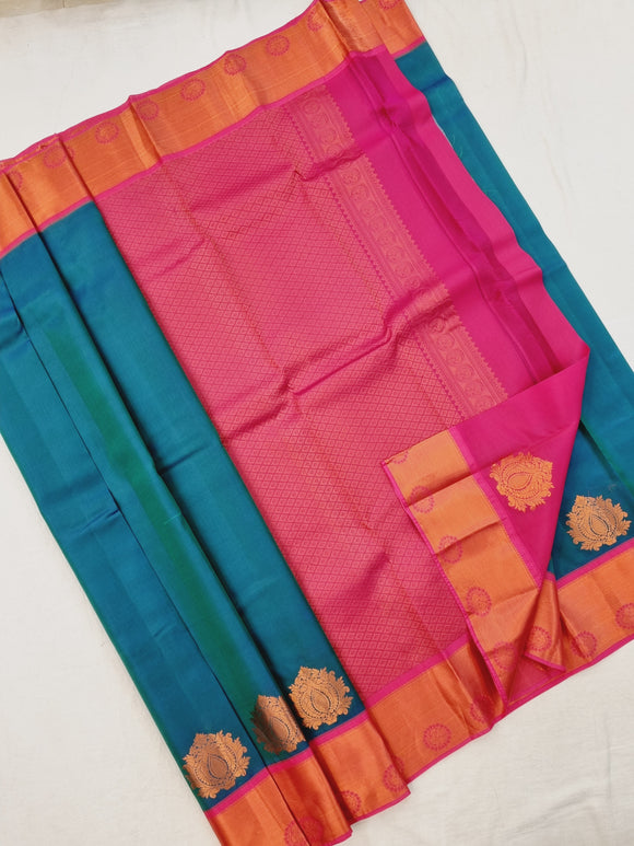 Kanchipuram Blended Fancy Soft Silk Sarees 157