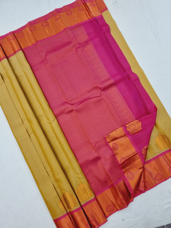 Kanchipuram Blended Fancy Soft Silk Sarees 161