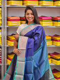 Kanchipuram Blended Korvai Fancy Silk Sarees 123
