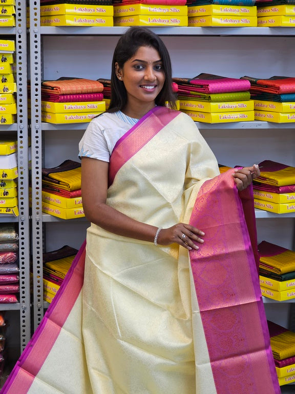 Kanchipuram Blended Korvai Fancy Silk Sarees 125