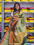 Kanchipuram Blended Korvai Fancy Silk Sarees 144