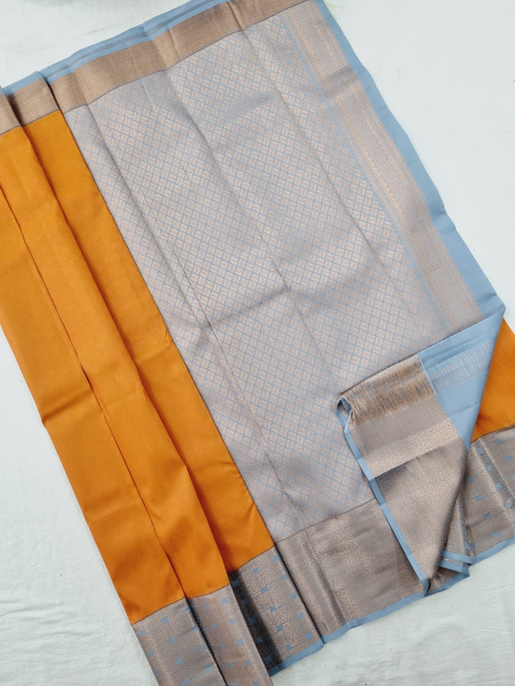 Kanchipuram Blended Fancy Soft Silk Sarees 182