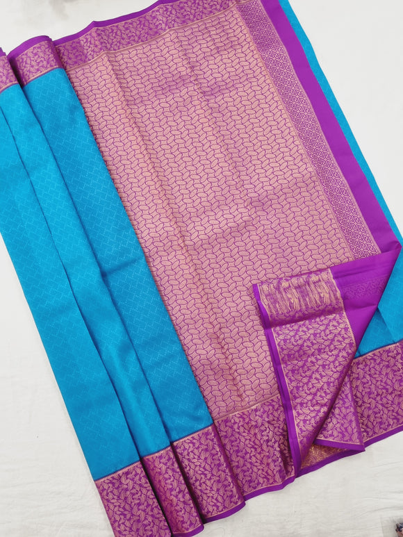 Kanchipuram Blended Fancy Soft Silk Sarees 185