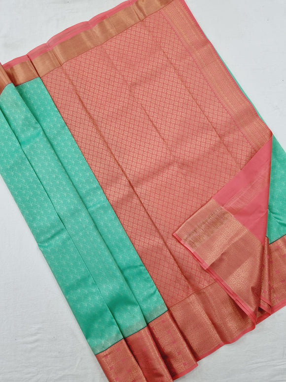Kanchipuram Blended Fancy Soft Silk Sarees 203