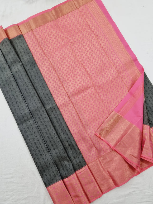 Kanchipuram Blended Fancy Soft Silk Sarees 204