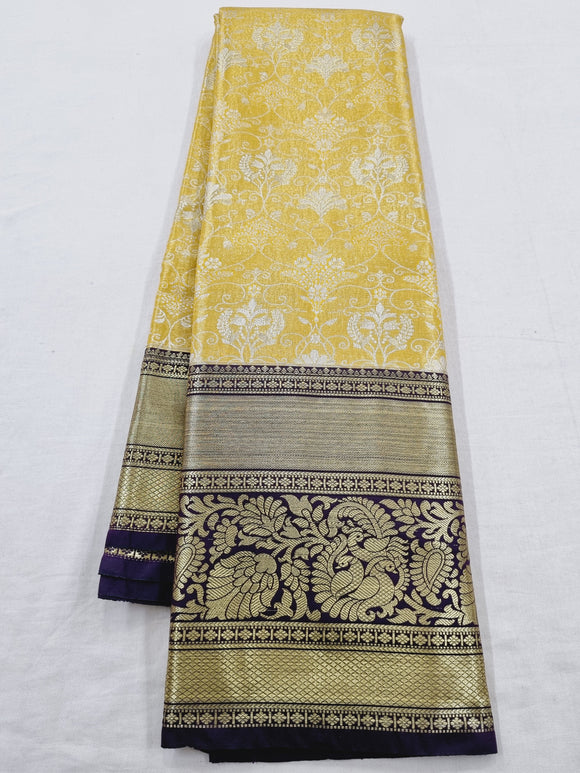 Kanchipuram Blended Fancy Tissue Silk Sarees 376