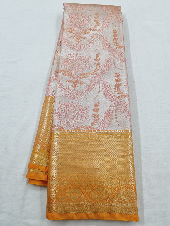 Kanchipuram Blended Fancy Tissue Silk Sarees 378