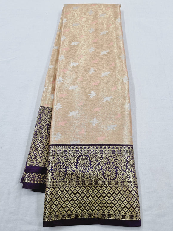Kanchipuram Blended Fancy Tissue Silk Sarees 388