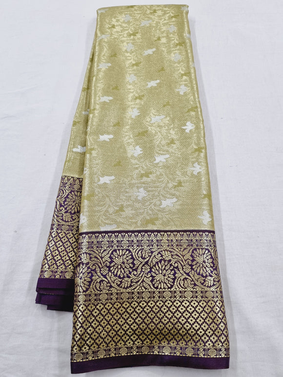 Kanchipuram Blended Fancy Tissue Silk Sarees 398