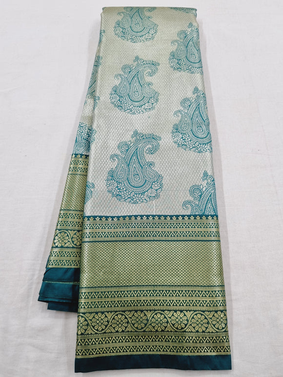 Kanchipuram Blended Fancy Tissue Silk Sarees 409
