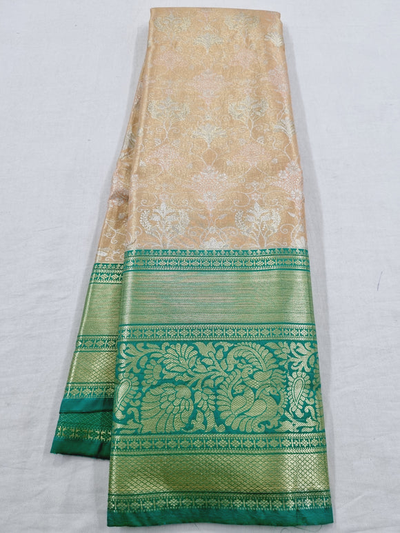 Kanchipuram Blended Fancy Tissue Silk Sarees 416