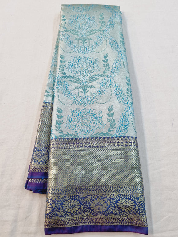 Kanchipuram Blended Fancy Tissue Silk Sarees 434