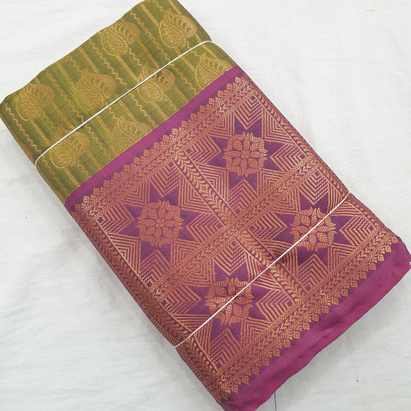 Kanchipuram Blended Korvai Fancy Silk Sarees 165