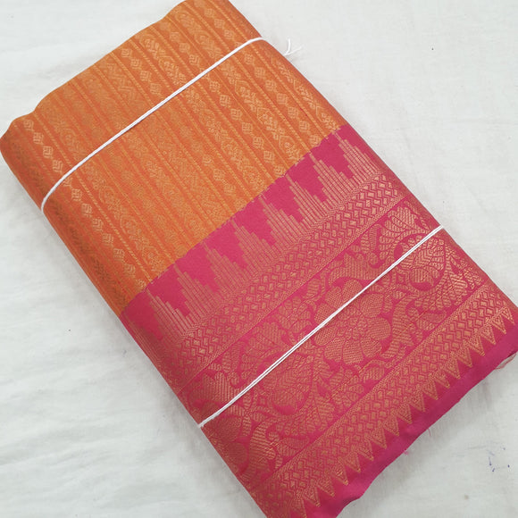 Kanchipuram Blended Korvai Fancy Silk Sarees 166