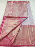Kanchipuram Blended Silver Tissue Silk Sarees 101