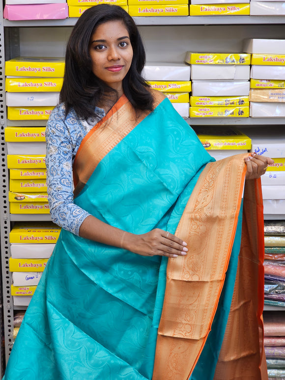 Kanchipuram Blended Korvai Fancy Silk Sarees 199