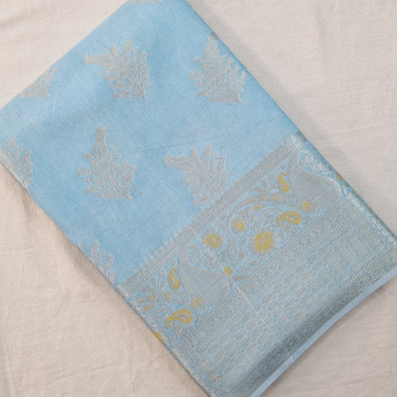 Kanchipuram Blended Fancy Soft Silk Sarees 1032