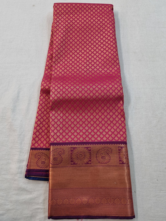 Kanchipuram Blended Fancy Bridal Silk Sarees 2491