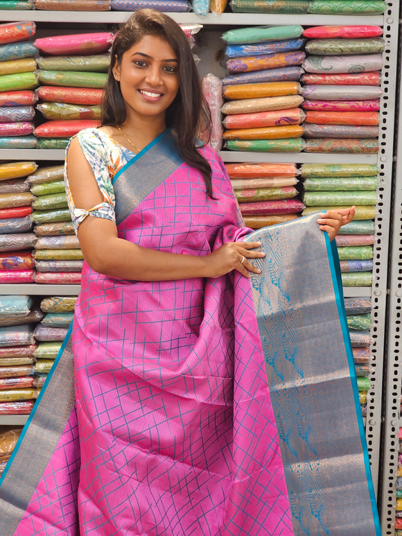 Kanchipuram Pure Fancy Silk Sarees 214