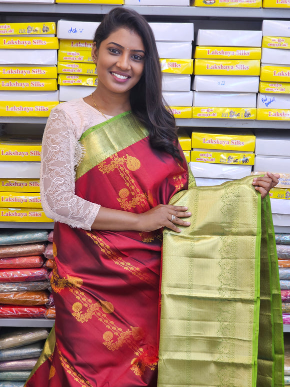 Kanchipuram Pure Fancy Silk Sarees 241