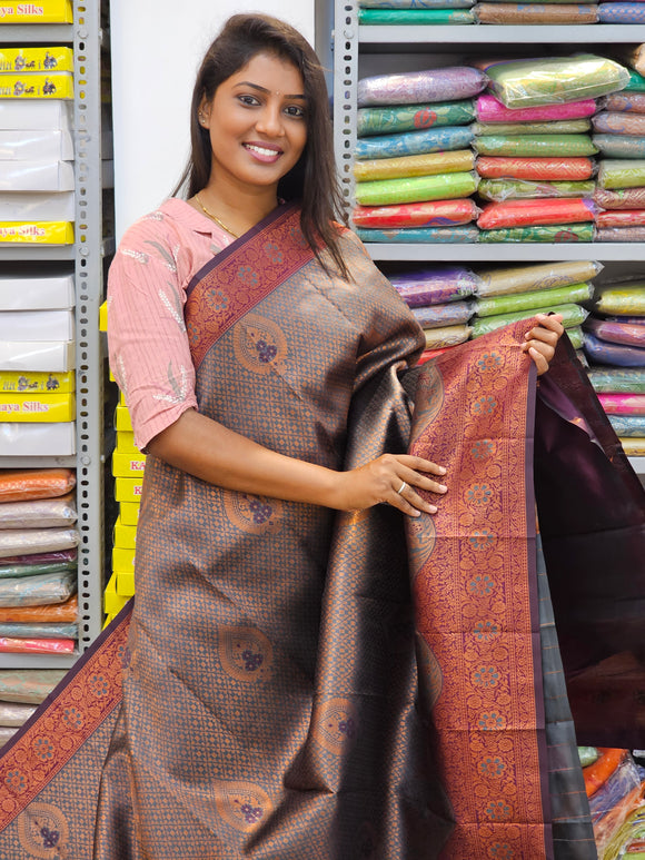 Kanchipuram Blended Gifted Fancy Silk Sarees 006
