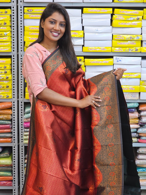 Kanchipuram Blended Gifted Fancy Silk Sarees 008