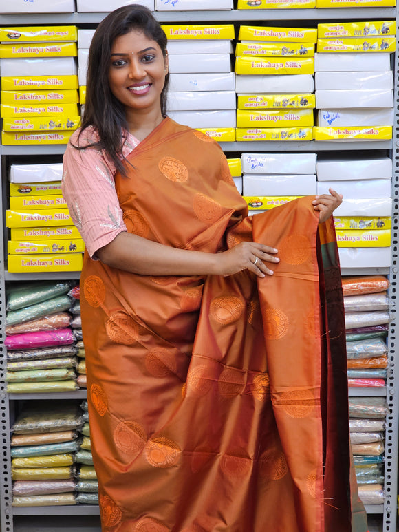 Kanchipuram Blended Fancy Soft Silk Sarees 022