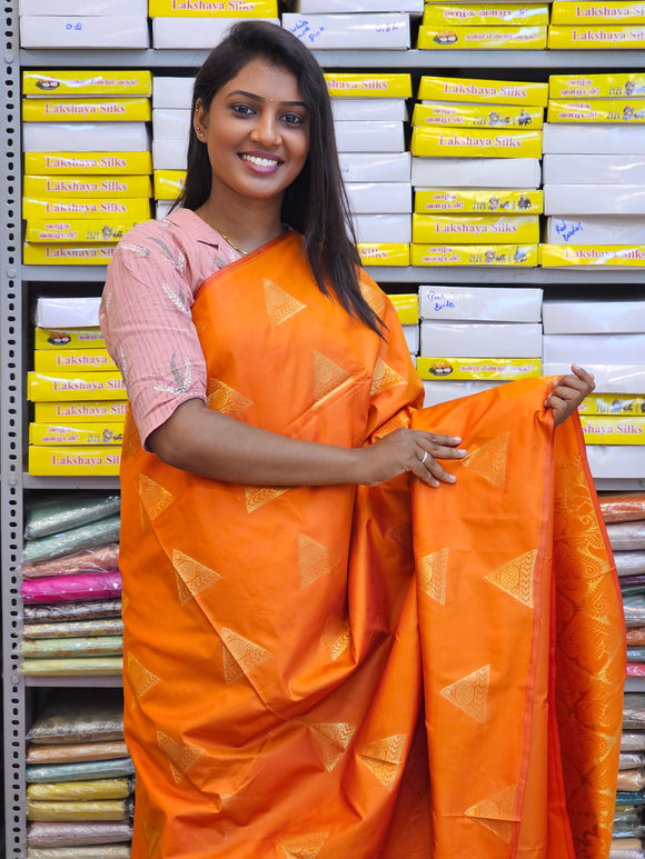 Kanchipuram Blended Fancy Soft Silk Sarees 033