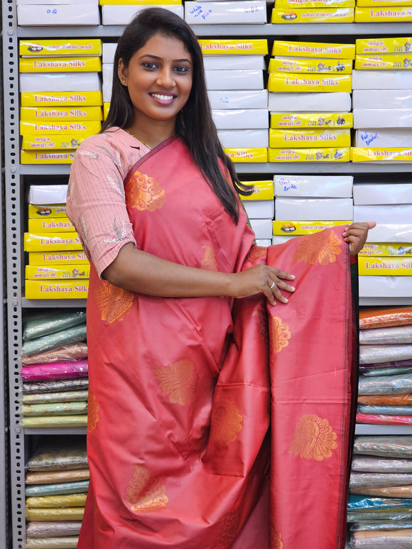 Kanchipuram Blended Fancy Soft Silk Sarees 034