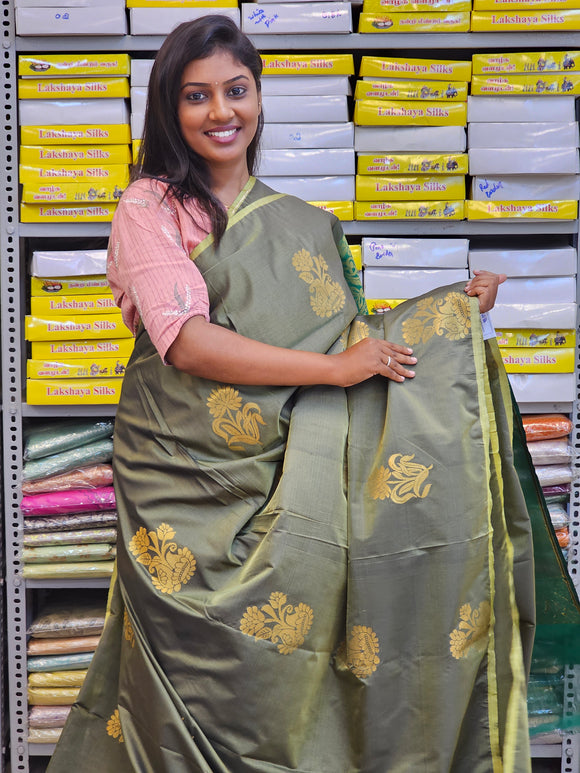 Kanchipuram Blended Fancy Soft Silk Sarees 046