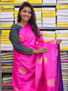 Kanchipuram Blended Fancy Soft Silk Sarees 079