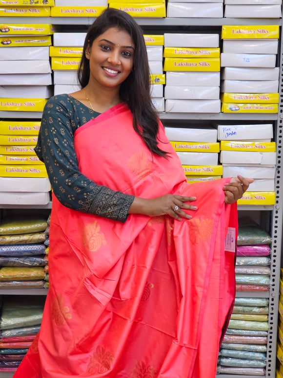 Kanchipuram Blended Fancy Soft Silk Sarees 091