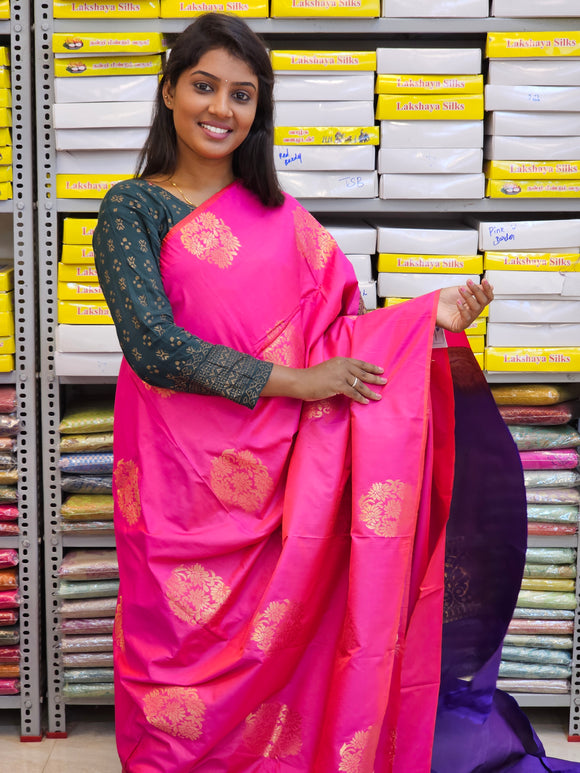 Kanchipuram Blended Fancy Soft Silk Sarees 142