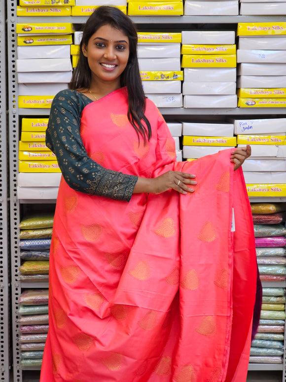 Kanchipuram Blended Fancy Soft Silk Sarees 144