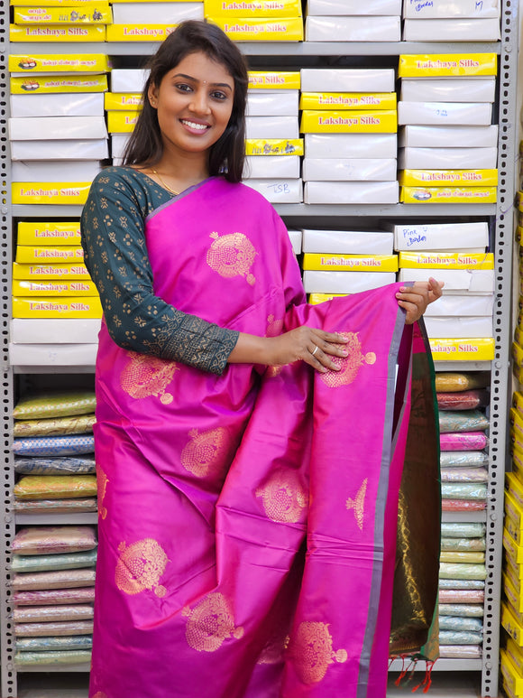 Kanchipuram Blended Fancy Soft Silk Sarees 146